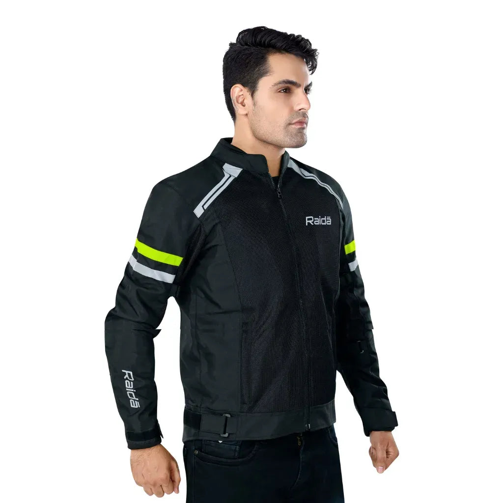 Raida Tourer Jacket - Black Neon