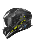 HeadFox Shady Smart Bluetooth Helmet - Matt black grey