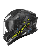 HeadFox Shady Smart Bluetooth Helmet - Matt black grey