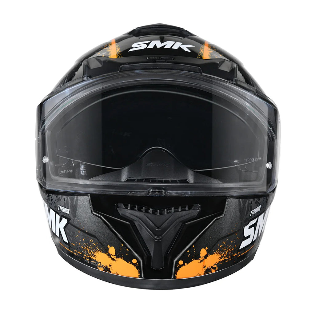 SMK Typhoon  S01 Reptile- Gloss black grey orange