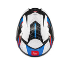 MT Thunder 4 SV A7 Luminence Gloss White Blue Red Helmet
