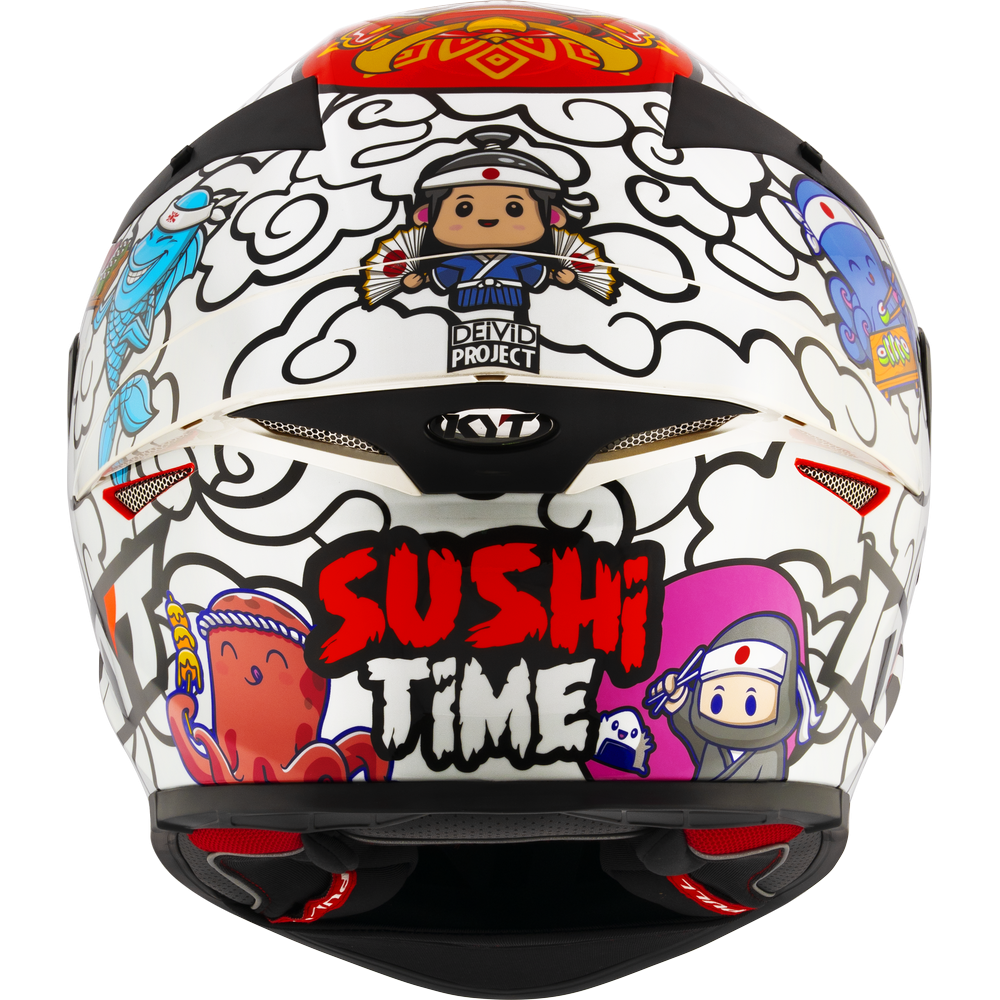 KYT TT Revo Sushi Time Gloss Helmet