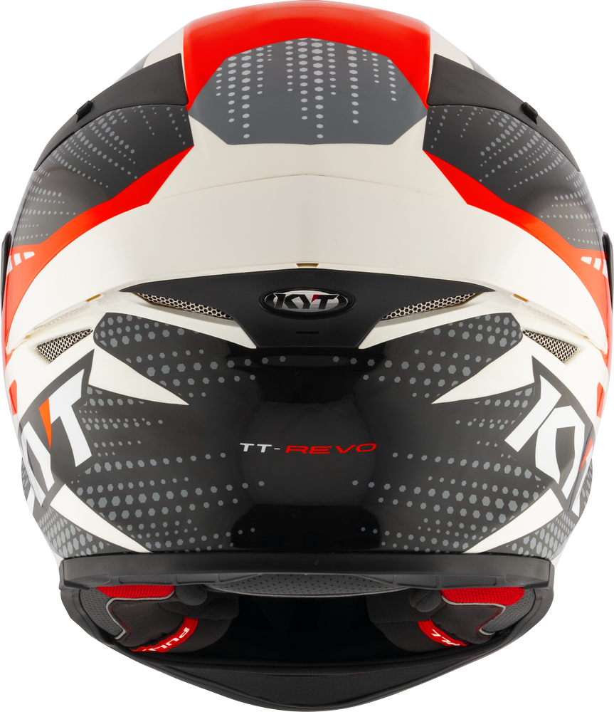 KYT TT Revo Gear Black Red Gloss Helmet