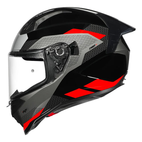 Korda Evo Chief Gloss Black Red helmet