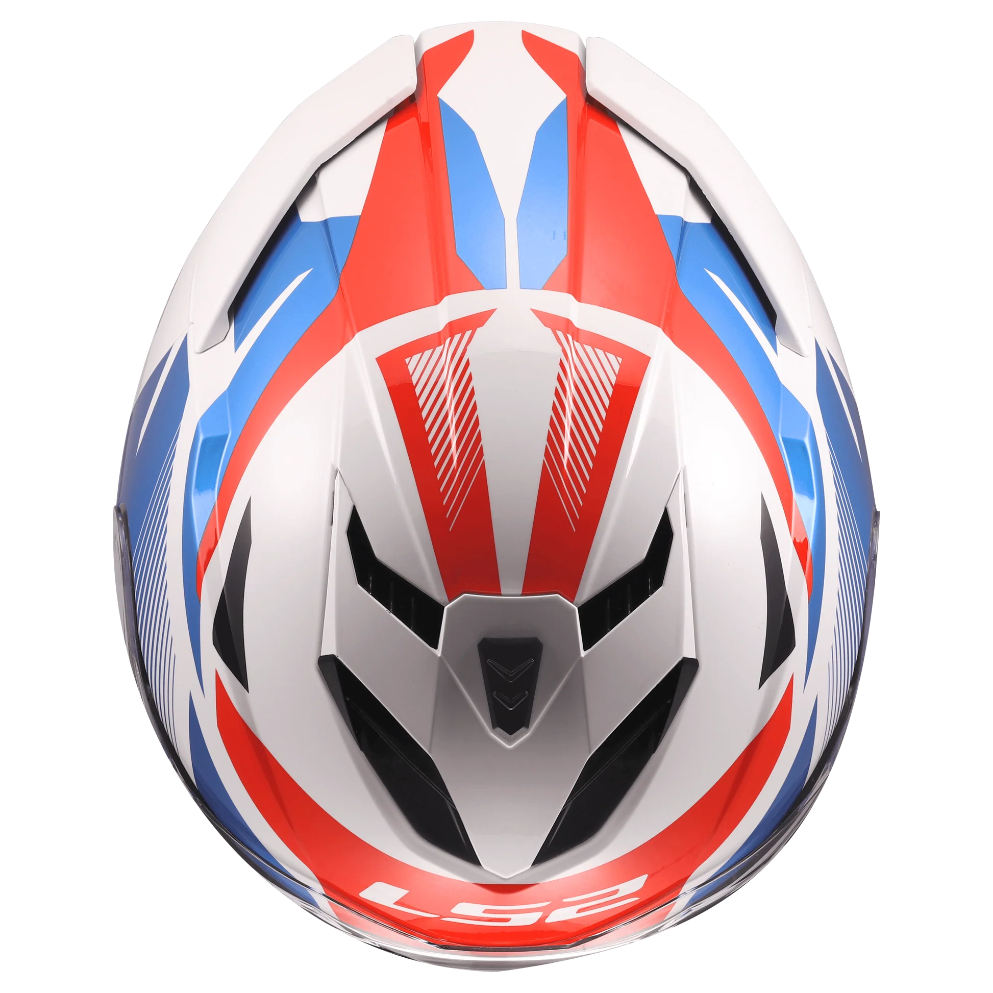 LS2 FF818 STORM III KOMAI WHITE BLUE RED