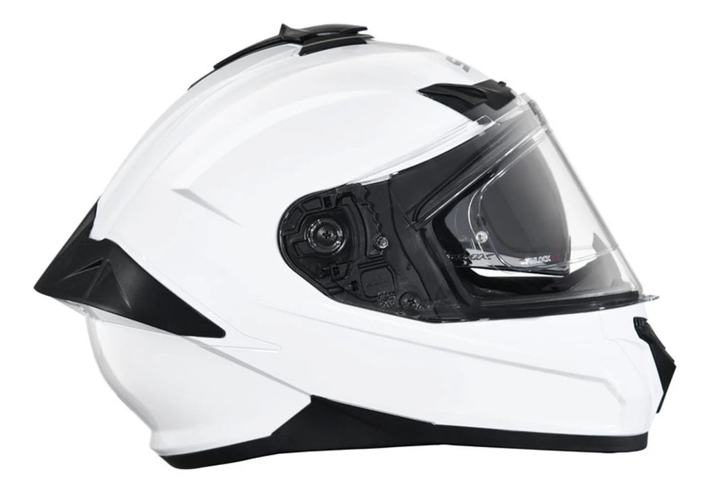 SMK Typhoon  S01 Plain Gloss White