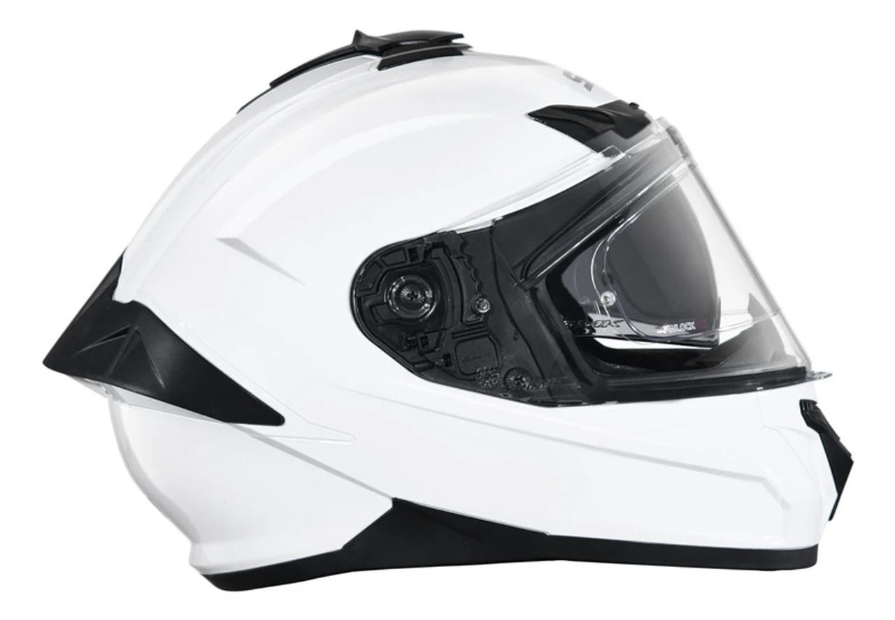 SMK Typhoon  S01 Plain Gloss White