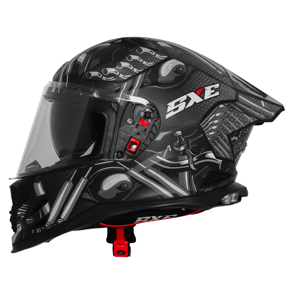 STEELBIRD SXE TPE EDITION ST1 MATT BLACK GREY - SBH 61