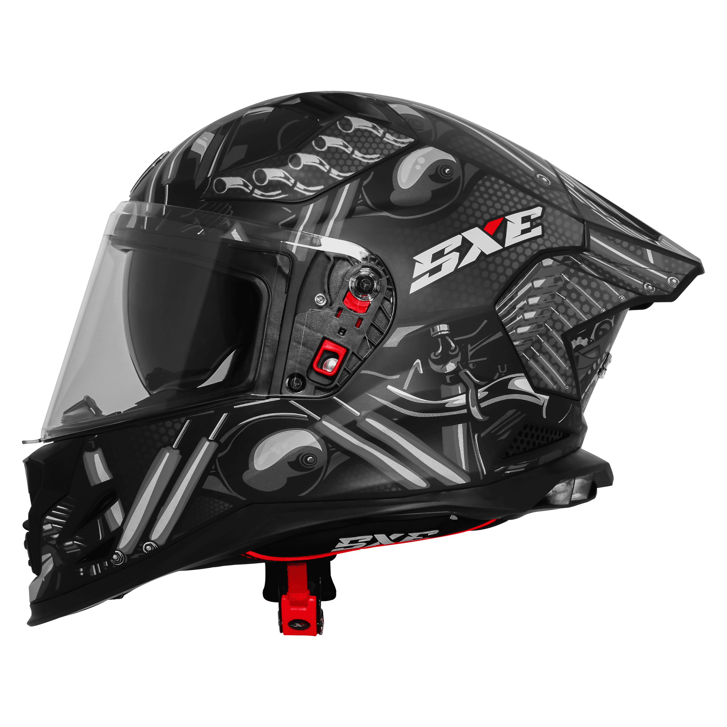 STEELBIRD SXE TPE EDITION ST1 MATT BLACK GREY - SBH 61