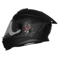 STEELBIRD FIGHTER BASS X BLUETOOTH HELMET - GLOSS BLACK