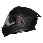 STEELBIRD FIGHTER BASS X BLUETOOTH HELMET - GLOSS BLACK