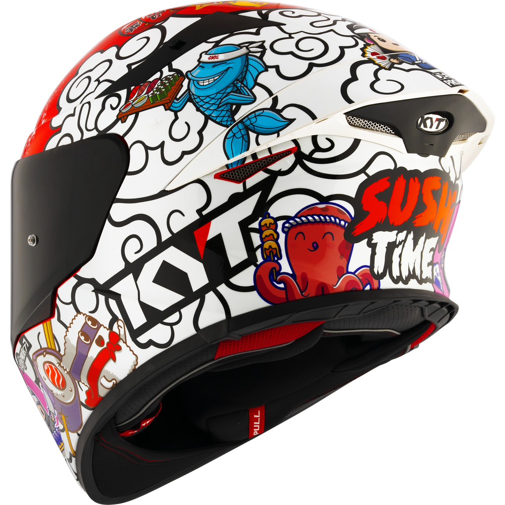 KYT TT Revo Sushi Time Gloss Helmet