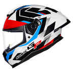 Korda Sonic GP Flash Helmet - Gloss White Blue Red