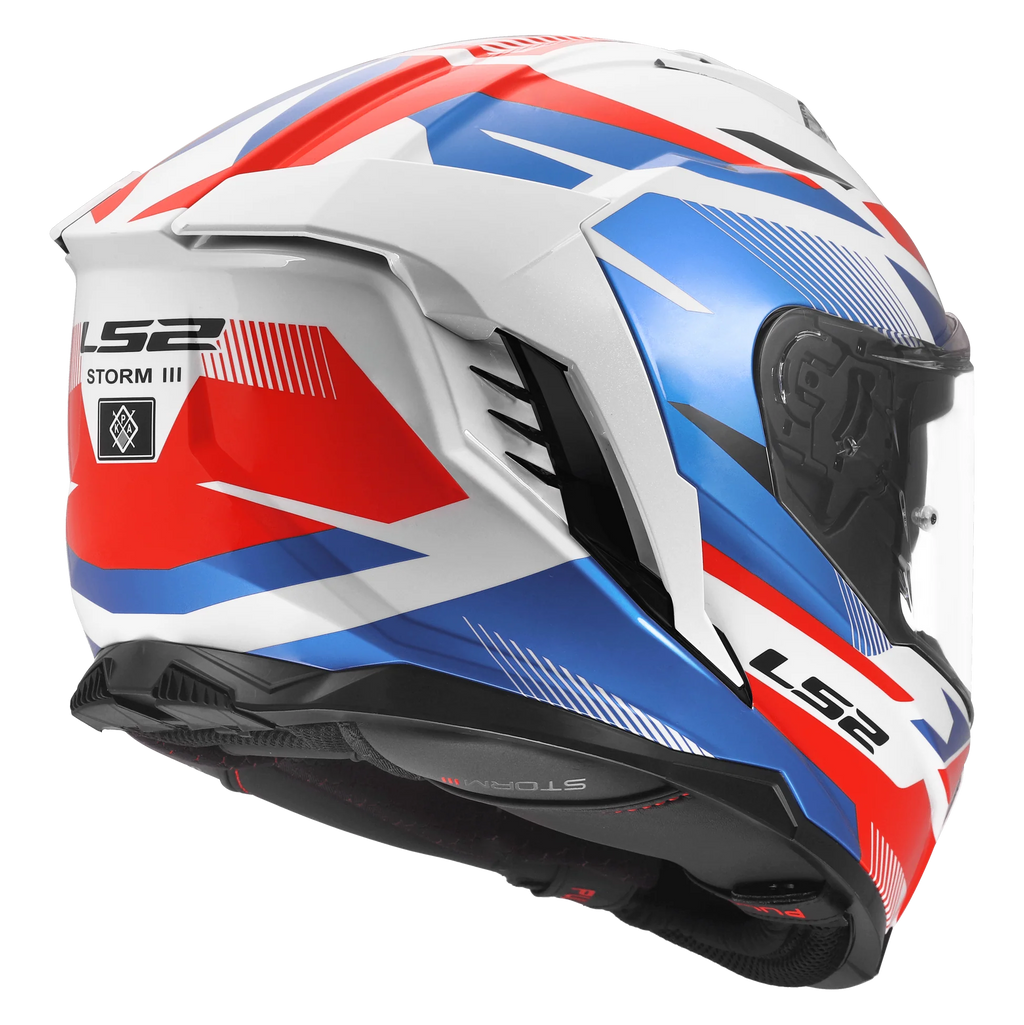LS2 FF818 STORM III KOMAI WHITE BLUE RED