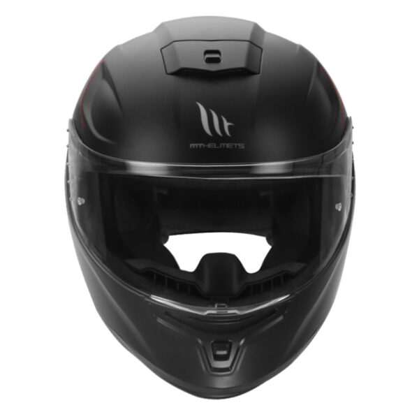 MT HUMMER SOLID MATT BLACK HELMET 2