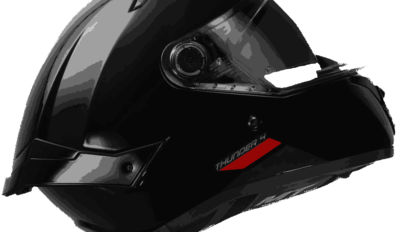 MT HELMET BLADE 2SV AURA – GLOSS BLACK ORANGE - Arihant Helmets