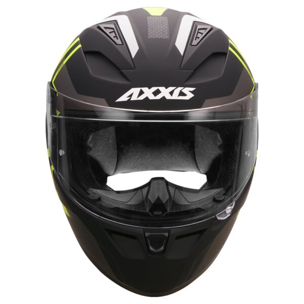 AXXIS SEGMENT LEDERS  HELMET ( Matt Fluorescent Yellow  ) 1