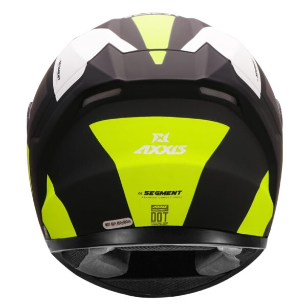 AXXIS SEGMENT LEDERS  HELMET ( Matt Fluorescent Yellow  ) 2