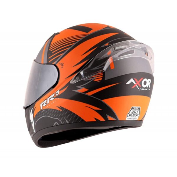 AXOR RAGE RR3 HELMET ( BLACK ORANGE ) 3