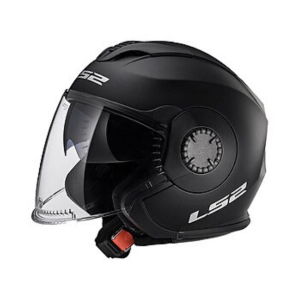 LS2 OF570 VERSO SOLID MATT BLACK HELMET - Image 4