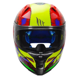 MT Helmet Revenge 2 Piston D3 Gloss Fluoro Yellow - Wroom