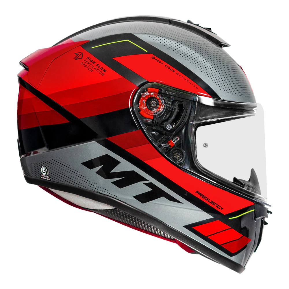 MT HELMET BLADE 2SV AURA – GLOSS BLACK ORANGE - Arihant Helmets