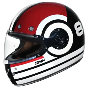 SMK RETRO RANKO GL213-  GLOSS BLACK RED - L