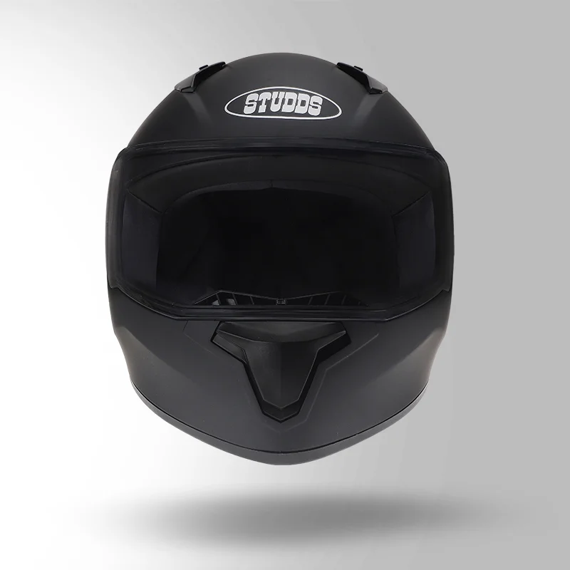 STUDDS THUNDER BLUETOOTH HELMET PLAIN MATT BLACK Arihant Helmets