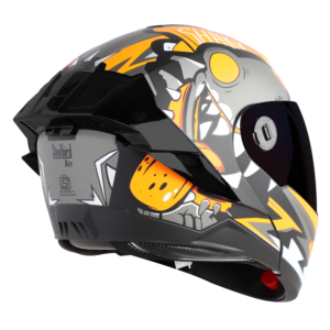 STEELBIRD SBA 8 SHARKY HELMET - GLOSS - Image 4