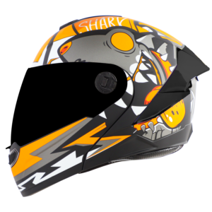 STEELBIRD SBA 8 SHARKY HELMET - GLOSS - Image 2